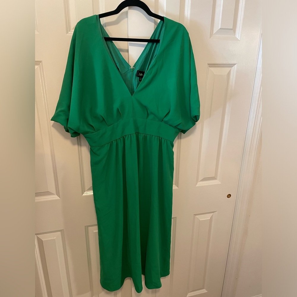 Alexia Admor August Drape Midi Fit and Flare Dress - 1X